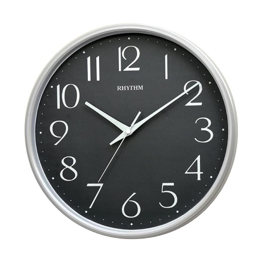 นาฬิกาแขวน RHYTHM CMG589NR03 12.5 นิ้ว สีดำ