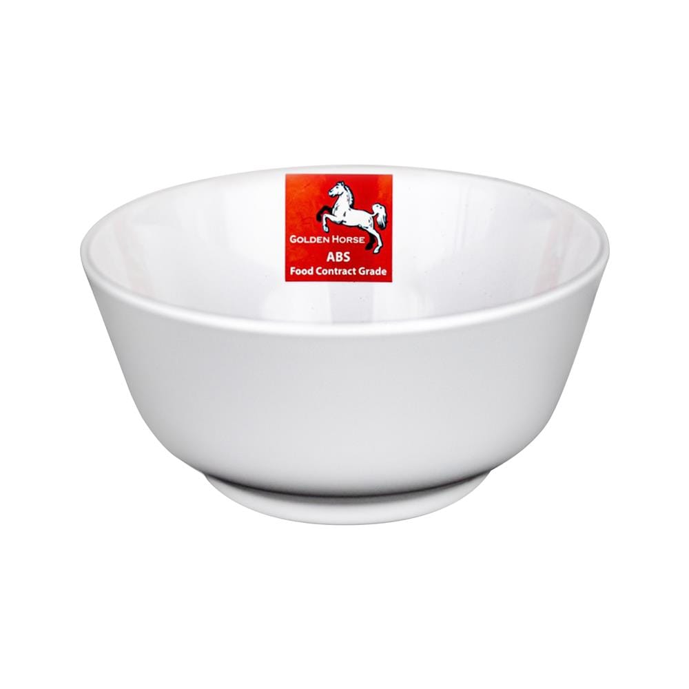 ชาม ABS 4.5 นิ้ว GOLDEN HORSE สีขาว