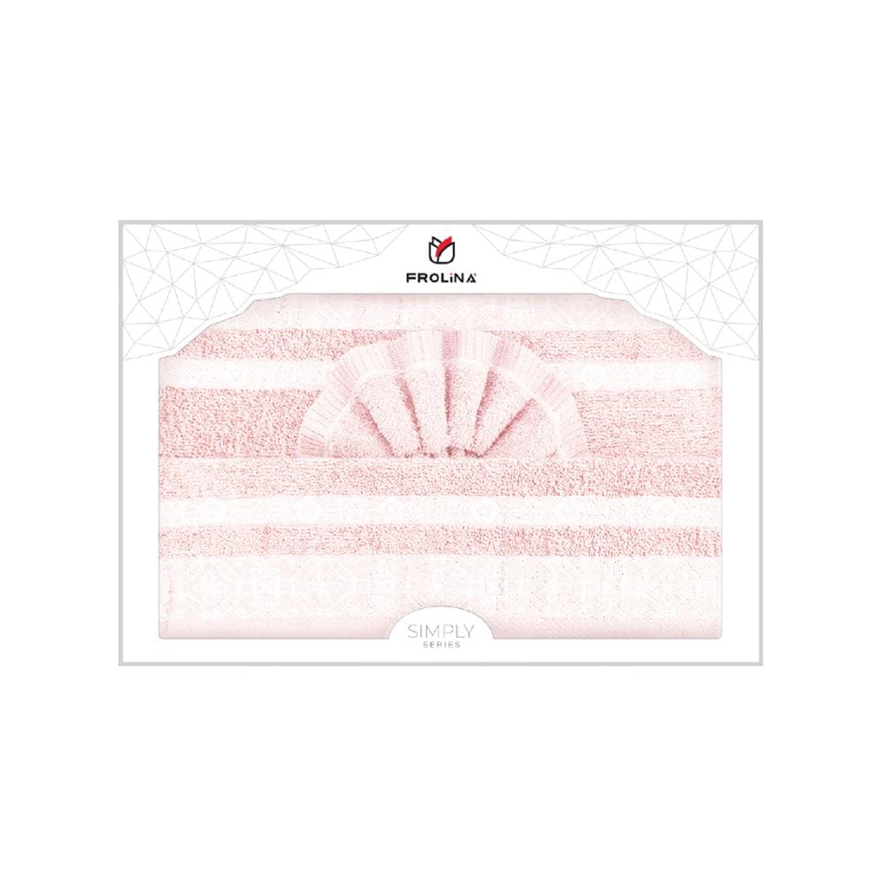 ผ้าขนหนู GIFT SET FROLINA FLOWERY สี PINK
