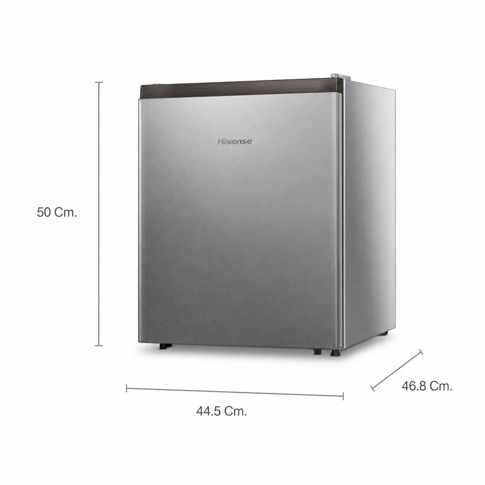 ตู้เย็นมินิบาร์ HISENSE RR61D4TGN 1.6 คิว สีเงิน