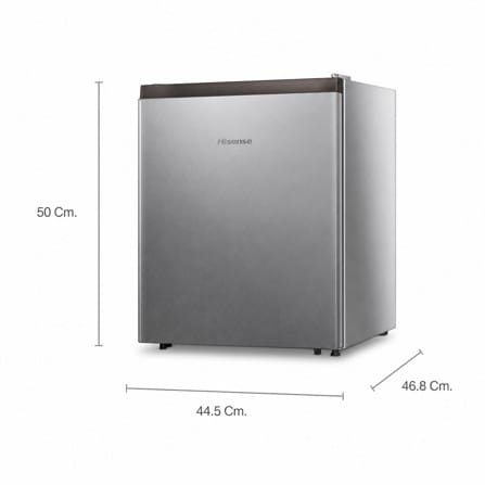 ตู้เย็นมินิบาร์ HISENSE RR61D4TGN 1.6 คิว สีเงิน_5