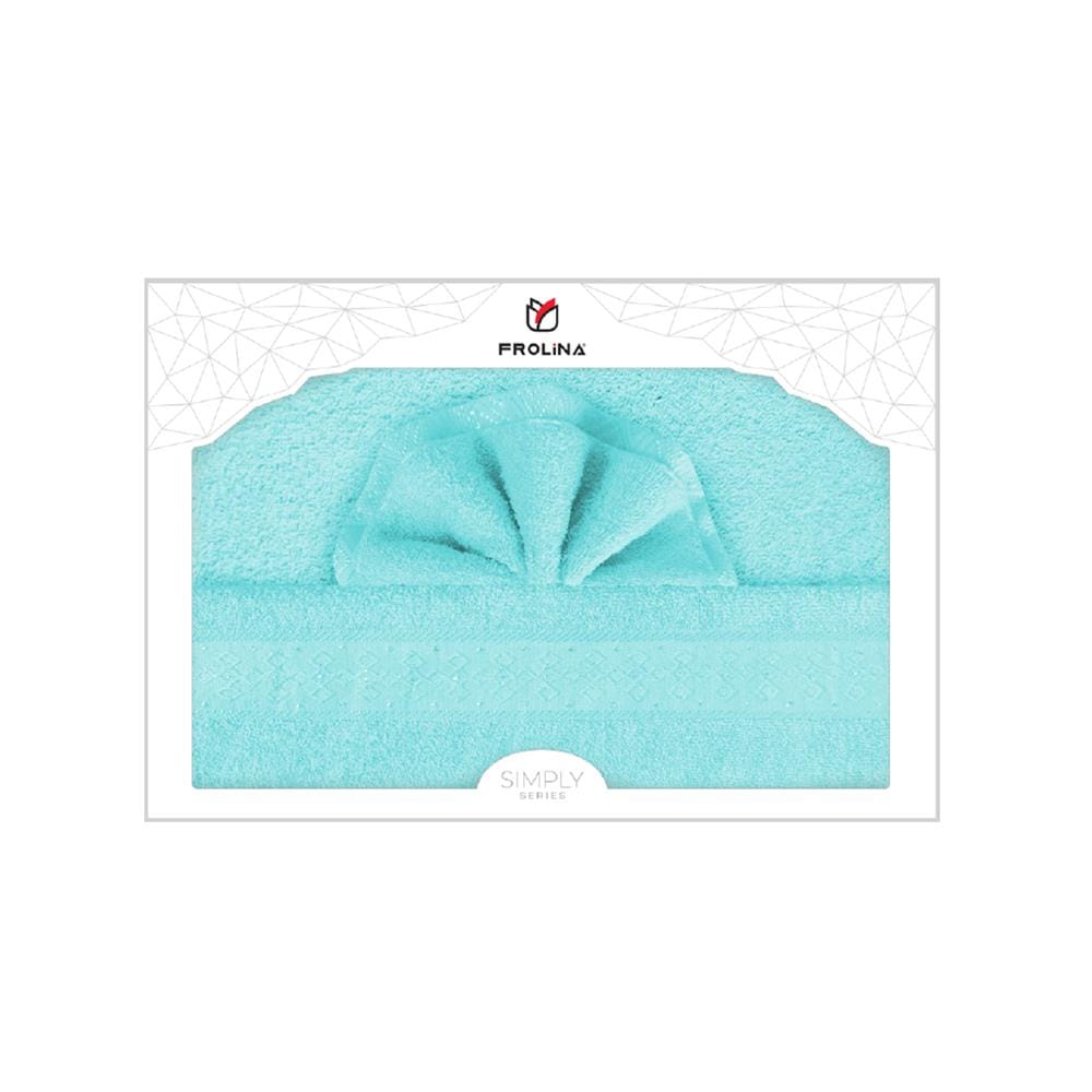 ผ้าขนหนู GIFT SET FROLINA ORNAMENT สี BLUE