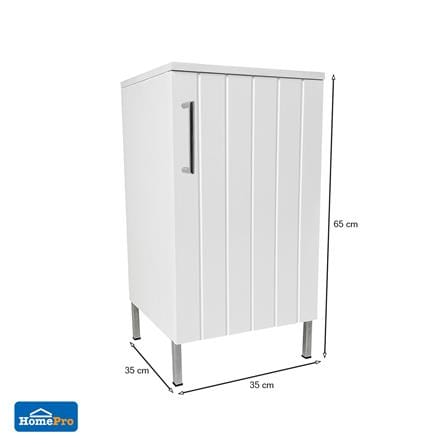 ตู้ตั้งพื้นไม้ MOYA TK-CAB-FL-005 สีขาว_8