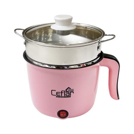 หม้ออเนกประสงค์ CEFLAR CSH-07 สีชมพู 0.6 ลิตร_0