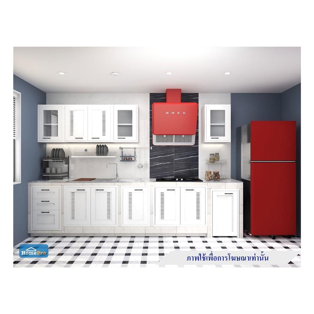 บานซิงค์เดี่ยว CABIN ELMO 45.6x65.2 ซม. สีขาว