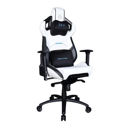 เก้าอี้เกมมิ่ง EGA TYPE-G7 สีขาว/ดำ_2