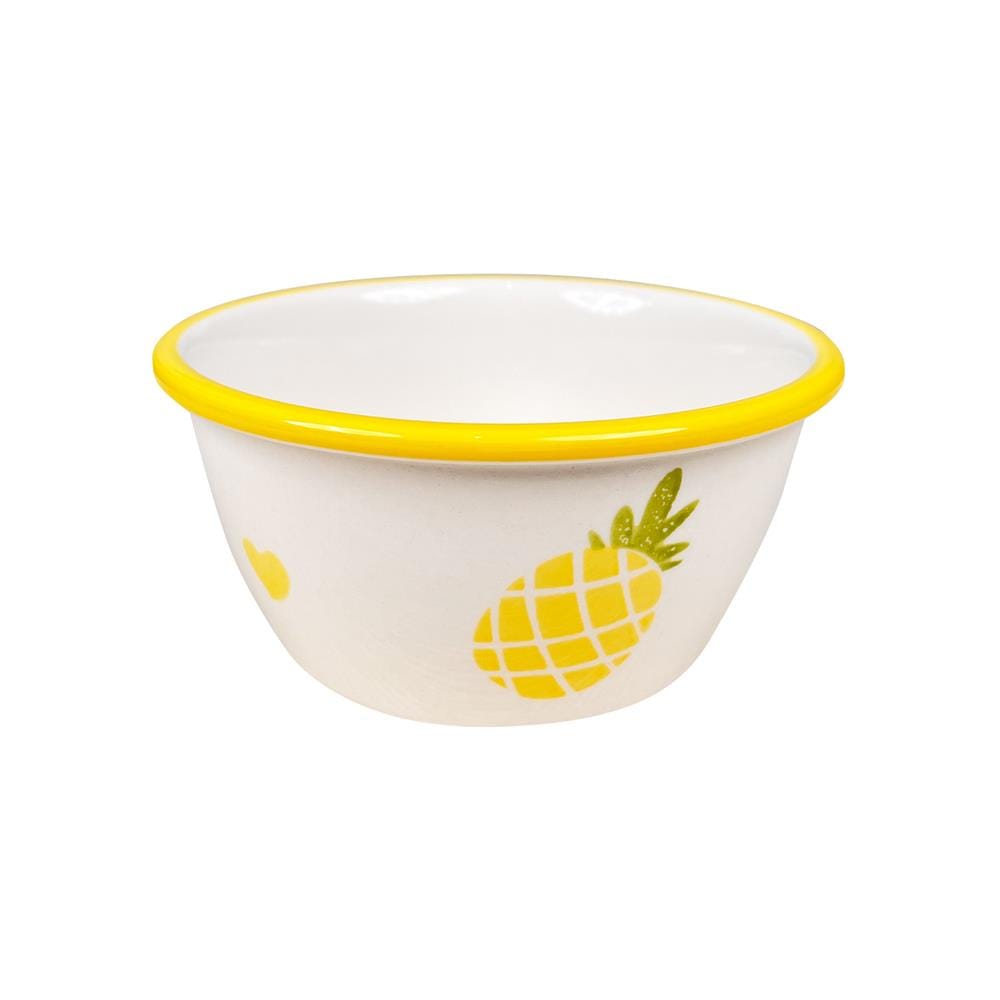 ชุดจานชาม KECH PORCELAIN PINEAPPLE 6 ชิ้น
