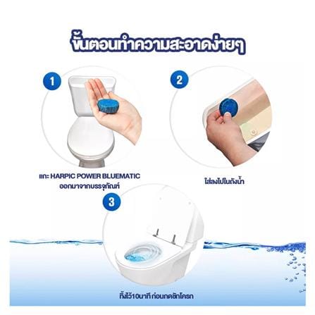 ก้อนขจัดกลิ่นสุขภัณฑ์ HARPIC ITC 50 กรัม แพ็ก 2 ชิ้น_2