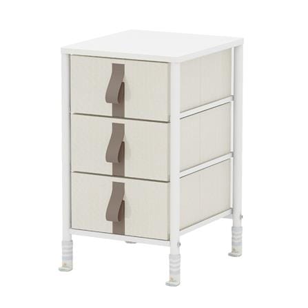 ชั้นลิ้นชักผ้า 3 ชั้น STACKO TELA 36x40x61.2 ซม. สีครีม