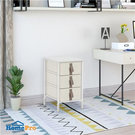 ชั้นลิ้นชักผ้า 3 ชั้น STACKO TELA 36x40x61.2 ซม. สีครีม_3