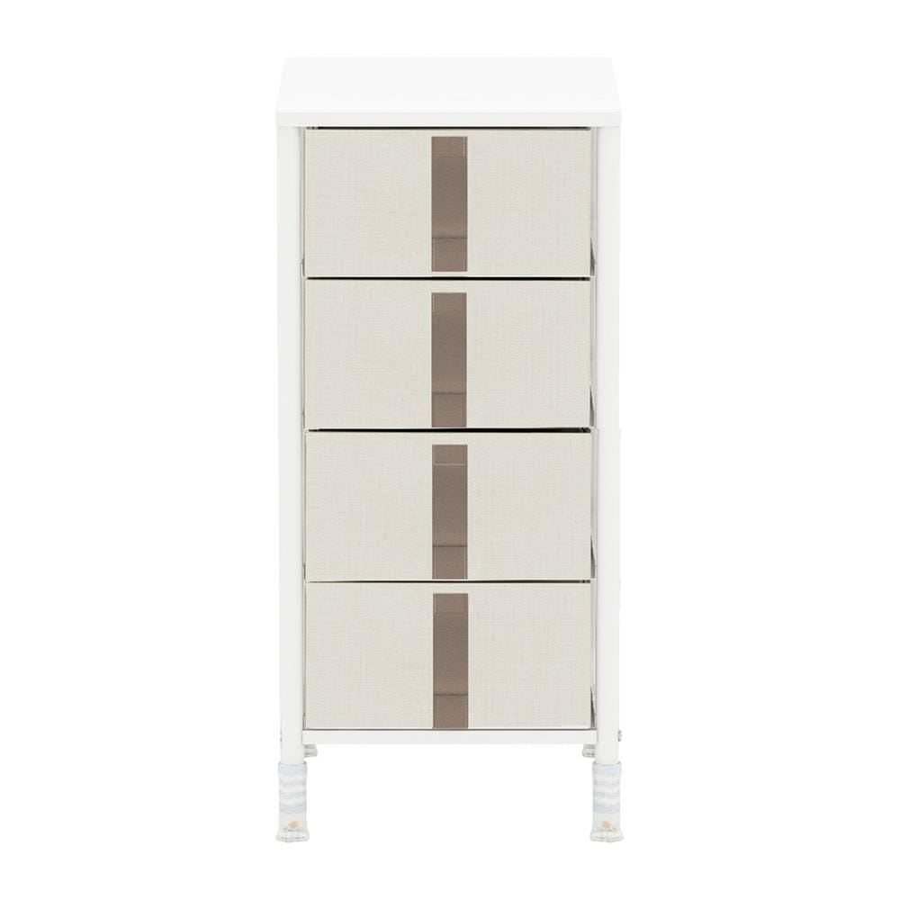 ชั้นลิ้นชักผ้า 4 ชั้น STACKO TELA 36x40x78 ซม. สีครีม