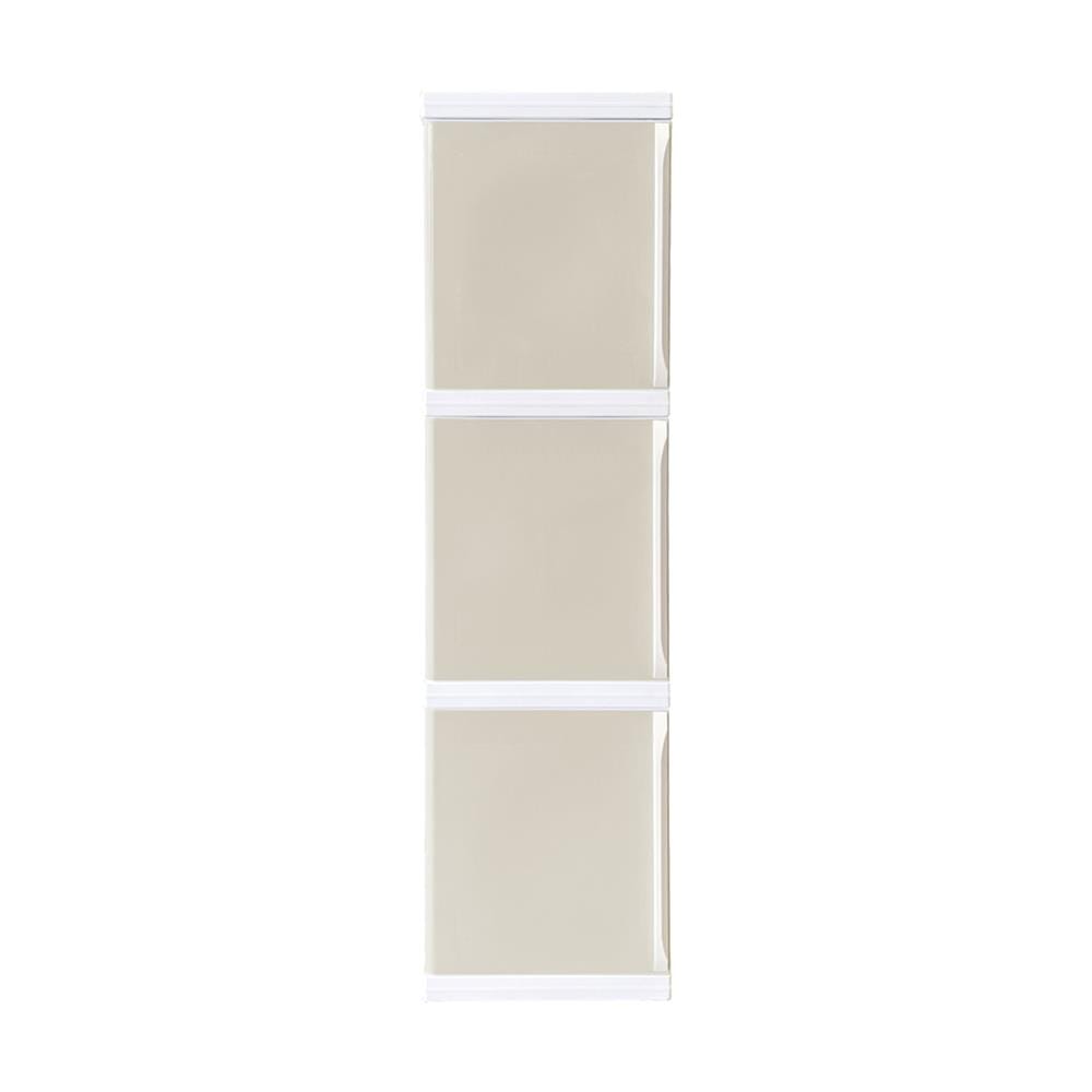 ตู้บานเปิด 3 ชั้น STACKO TOWERBOX VID 34X50X121 ซม. สีเทา