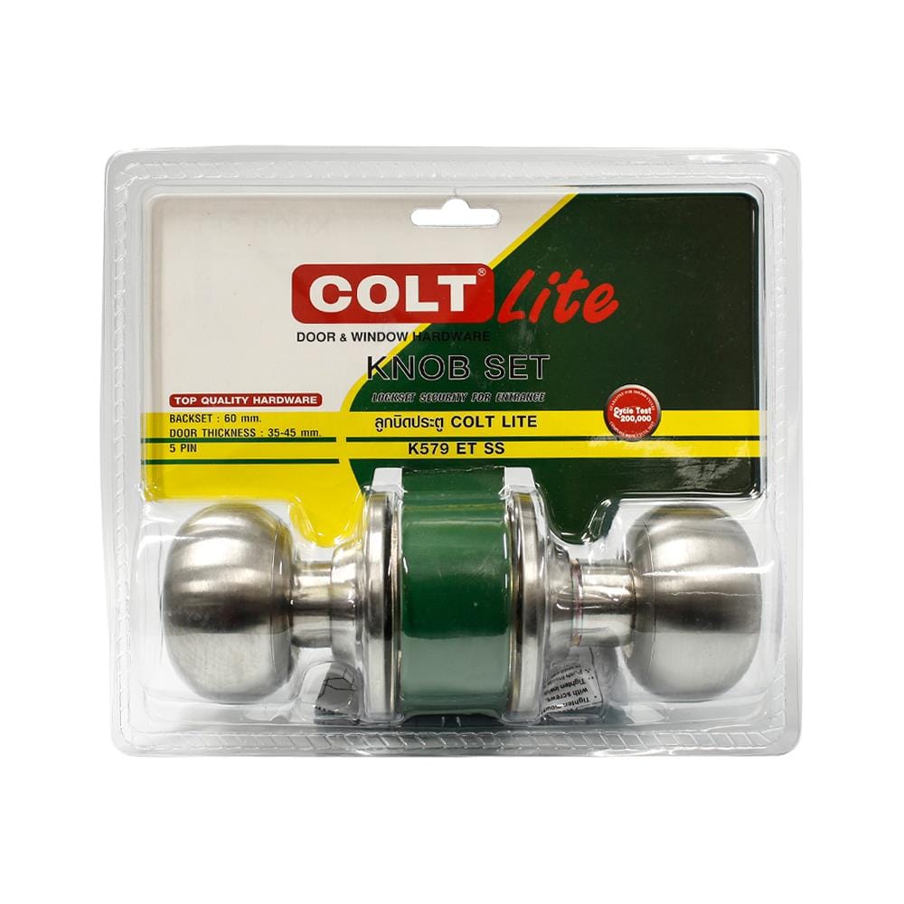 ลูกบิดประตู หัวจัน COLT LITE K579 สีสเตนเลส