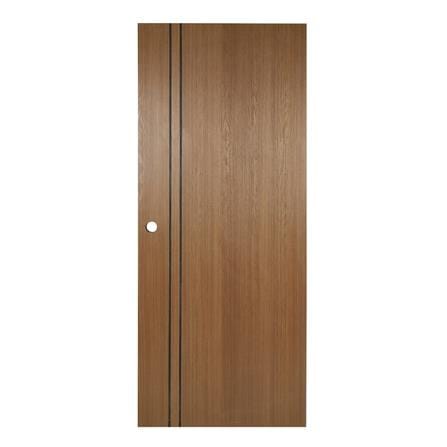 ประตูภายใน UPVC PARAZZO PUN02 80X200 ซม. สีช็อกโกแลต เจาะลูกบิด_3