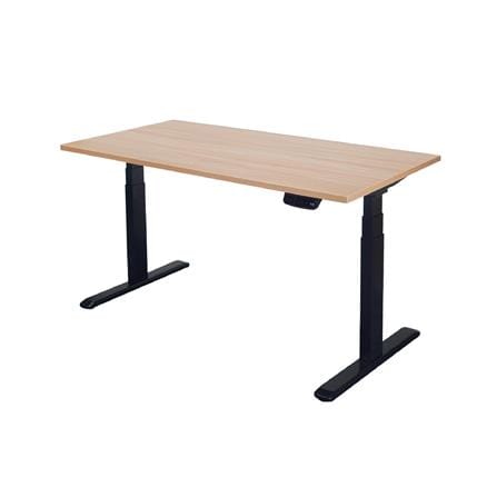 โต๊ะปรับระดับไฟฟ้า WORKSCAPE WDH-00009 120 ซม. สีคาปูชิโน่/ดำ
