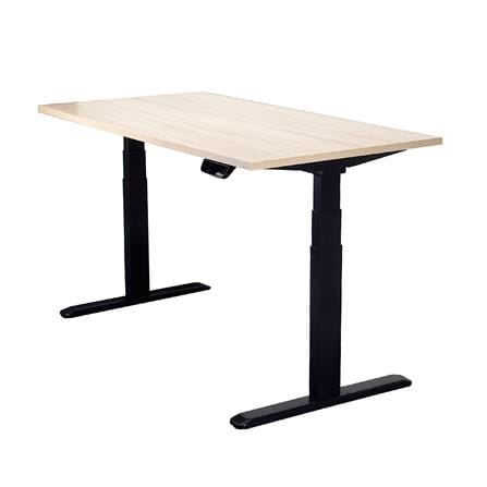 โต๊ะปรับระดับไฟฟ้า WORKSCAPE WDH-00009 120 ซม. สีลาเต้/ดำ_1