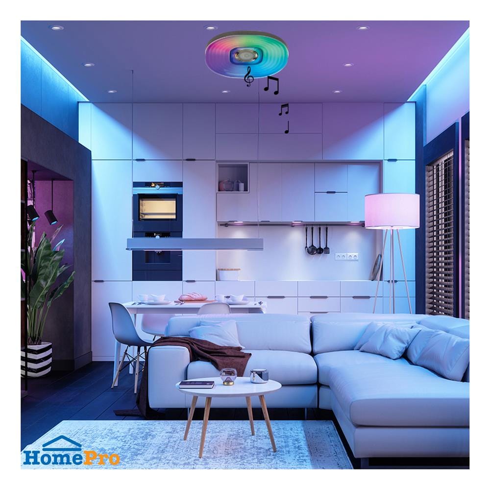 ไฟเพดาน LED SHINING S-CE03600C-1BSP 15 นิ้ว 36 วัตต์ DAYLIGHT/COOL WHITE/WARM WHITE/RGB สีขาว
