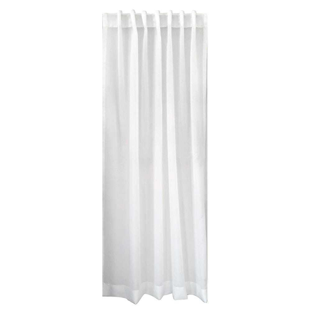ผ้าม่านโปร่งซ่อนหู HOME LIVING STYLE BASIE 130X220 ซม. สีขาว