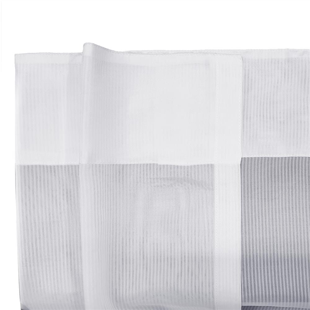 ผ้าม่านโปร่งซ่อนหู HOME LIVING STYLE BASIE 130X160 ซม. สีขาว