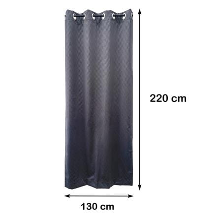 ผ้าม่าน EYELET HOME LIVING STYLE SLANTO UV 130X220 ซม. สีเทา_7