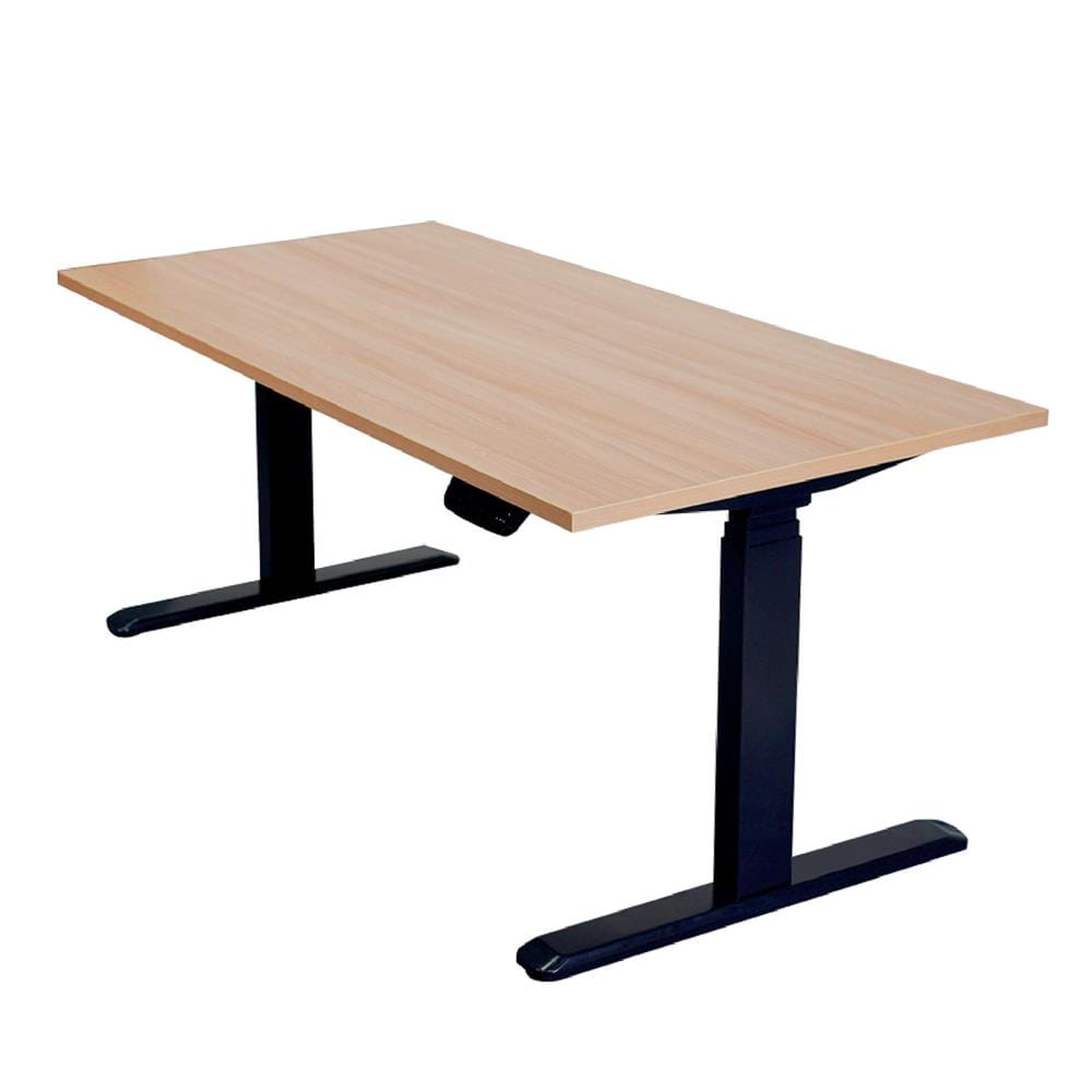 โต๊ะปรับระดับไฟฟ้า WORKSCAPE WDH-00011 180 ซม. สีคาปูชิโน่/ดำ