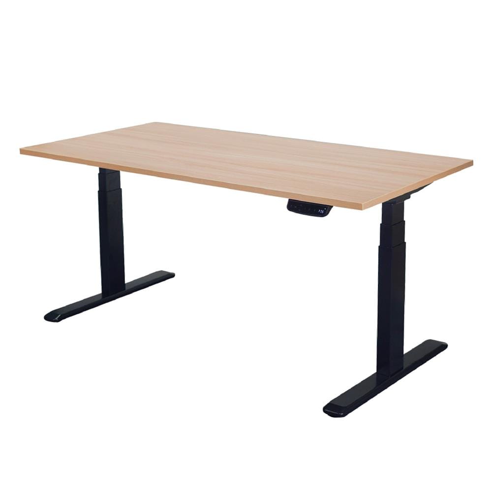 โต๊ะปรับระดับไฟฟ้า WORKSCAPE WDH-00011 180 ซม. สีคาปูชิโน่/ดำ