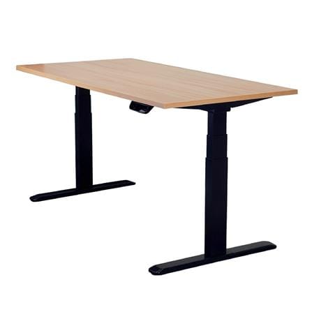 โต๊ะปรับระดับไฟฟ้า WORKSCAPE WDH-00011 180 ซม. สีคาปูชิโน่/ดำ_0