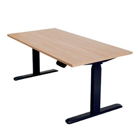 โต๊ะปรับระดับไฟฟ้า WORKSCAPE WDH-00011 180 ซม. สีคาปูชิโน่/ดำ_1