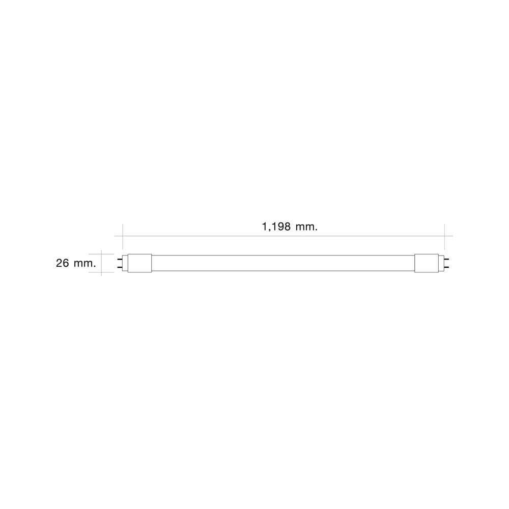 หลอด LED HI-TEK T8 LIGHT SENSOR DE 18 วัตต์ DAYLIGHT G13