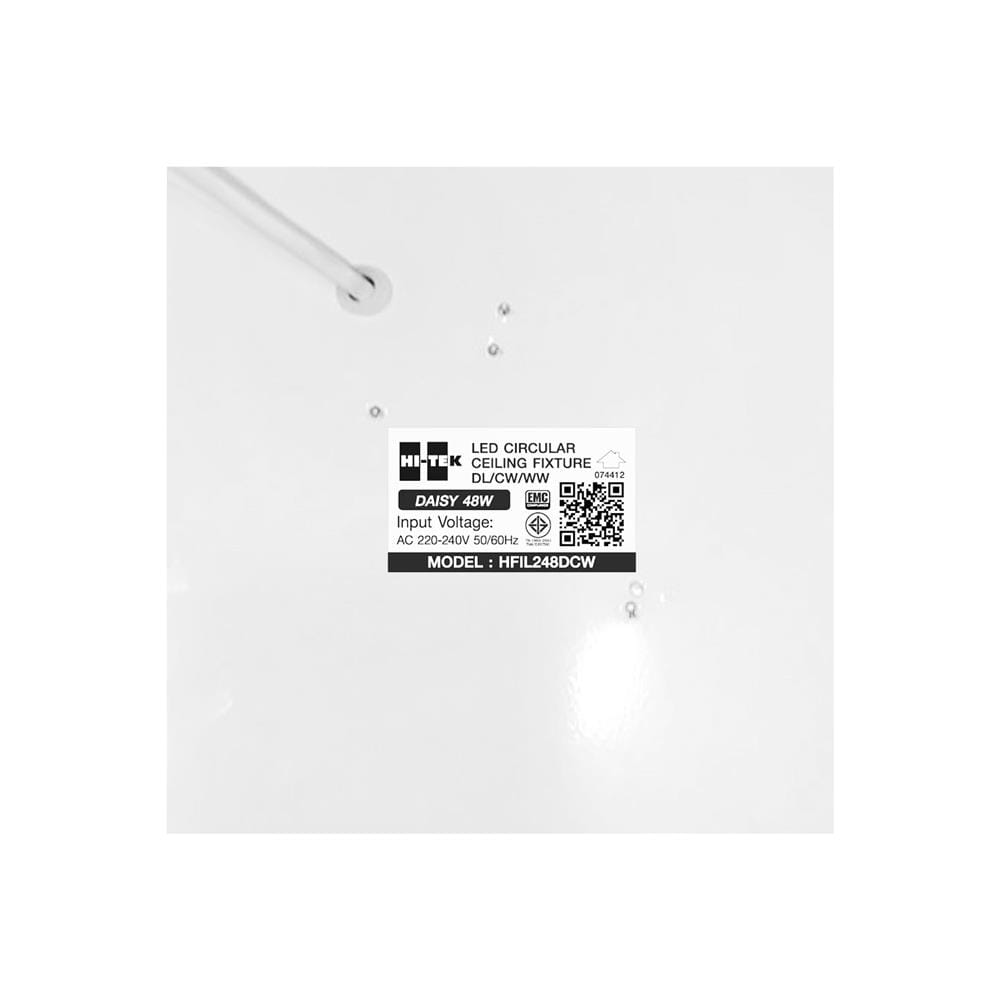 ไฟเพดาน LED HI-TEK HFIL248DCW 15 นิ้ว 48 วัตต์ DAYLIGHT/COOL WHITE/WARM WHITE สีขาว