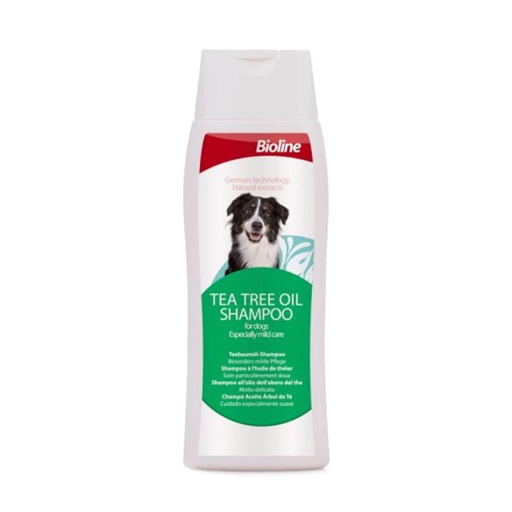 แชมพูสุนัข BIOLINE TEA TREE OIL 250 มล.