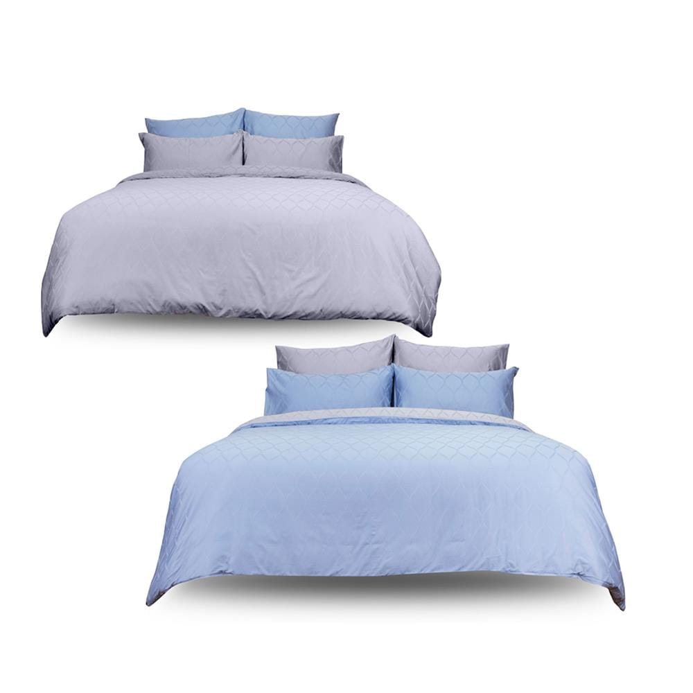 ปลอกผ้านวม SYNDA VASTNESSA 70x90 นิ้ว สี LIGHT GREY/BLUE