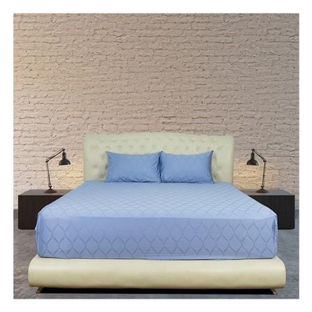 ชุดผ้าปูที่นอน 6 ฟุต 3 ชิ้น SYNDA VASTNESSA สี BLUE