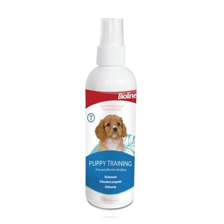 สเปรย์ฝึกขับถ่ายลูกสุนัข BIOLINE PUPPY TRAINING 120 มล._0