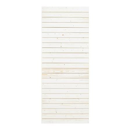 ประตูไม้เฮมล็อกเฟอร์ ไม่เจาะลูกบิด D2D ECO PINE 801 80x200 ซม. สีธรรมชาติ