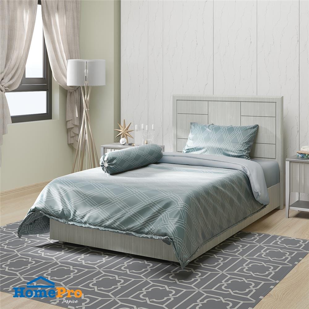 ชุดผ้าปูที่นอน 3.5 ฟุต 4 ชิ้น HOME LIVING STYLE JUNIPER สีเขียว