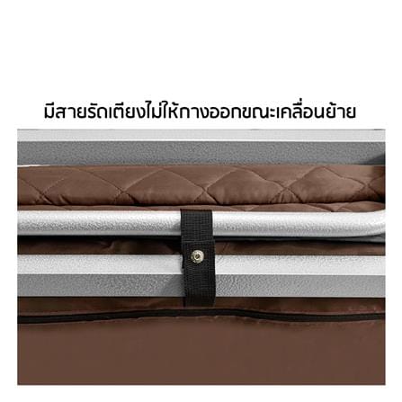 เตียงพับพร้อม TOPPER THAIBULL 2108 EZ-010 สีน้ำตาล_4