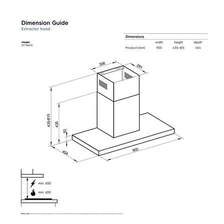 เครื่องดูดควันกระโจม ELECTROLUX ECT9623X 90 ซม._7