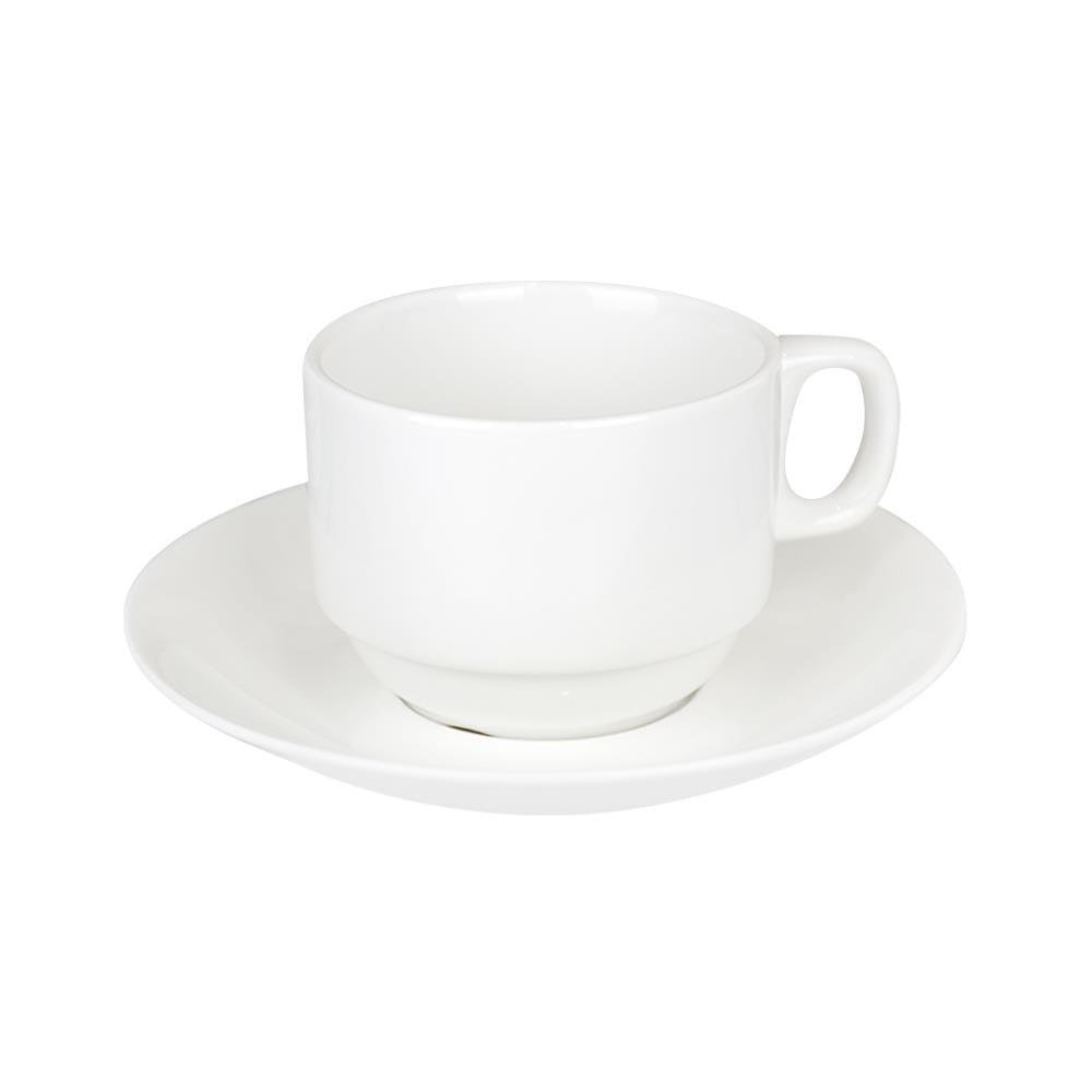 ชุดถ้วยกาแฟ PORCELAIN 220 มล. KECH SNOW STACK