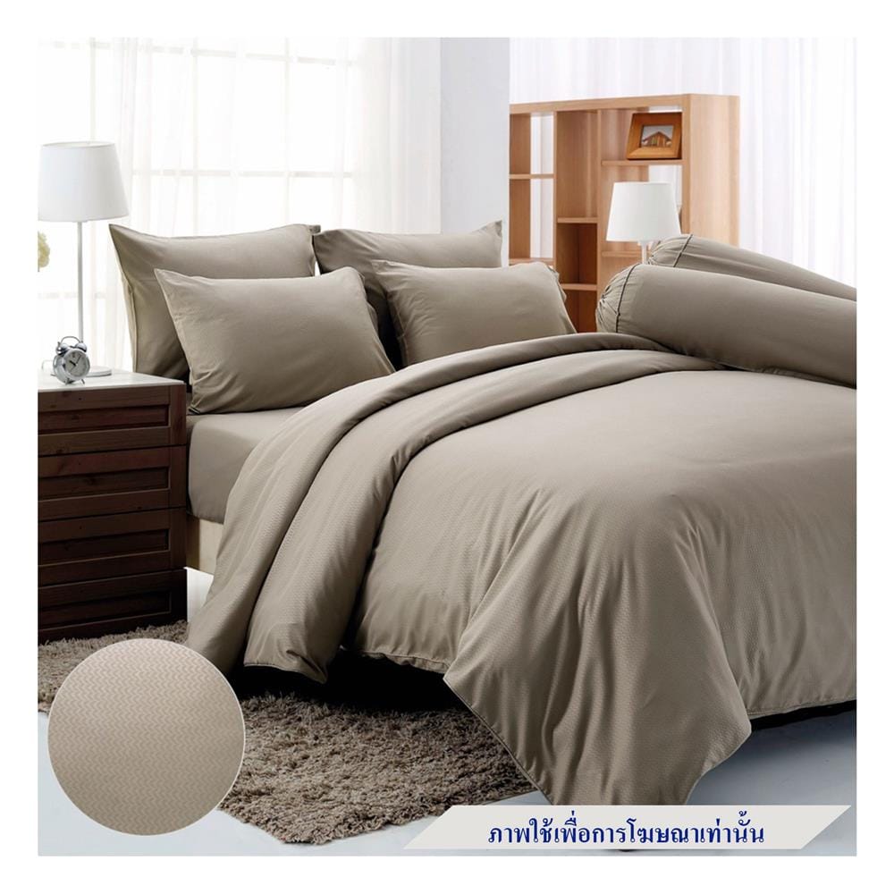 ชุดผ้าปูที่นอน 6 ฟุต 6 ชิ้น TULIP DELIGHT 60239-DL555
