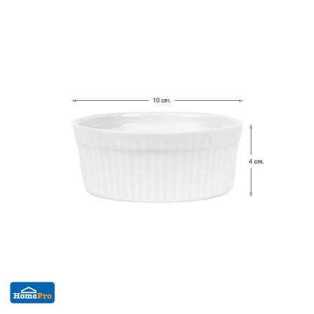 ถ้วยอบ PORCELAIN 4 นิ้ว KECH SNOW CUP CAKE FLAT_4