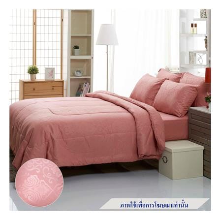 ชุดผ้าปูที่นอน 6 ฟุต 6 ชิ้น TULIP DELIGHT 60239-DL529