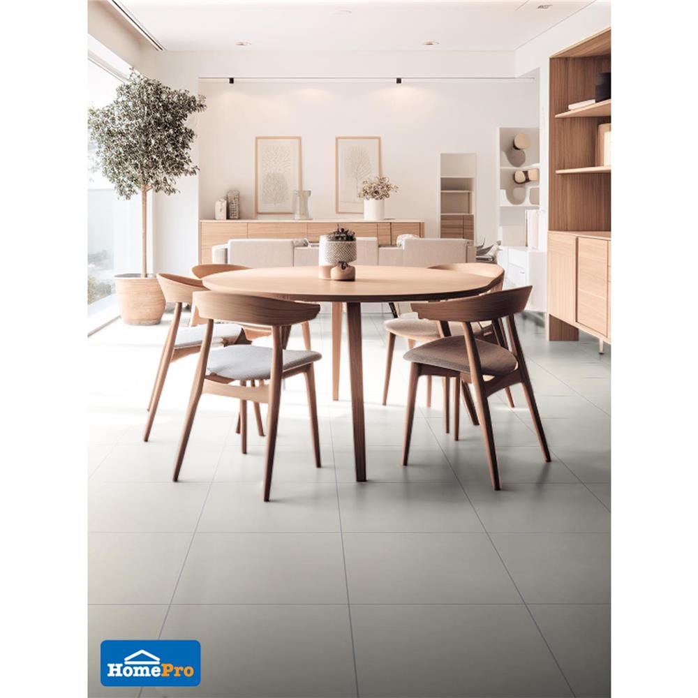 กระเบื้องพื้นพอร์ซเลน 60x60 ซม. TARA ซุปเปอร์ ไวท์ ครีม A 1.44M2