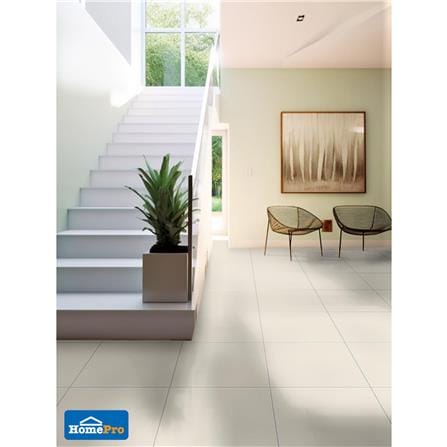กระเบื้องพื้นพอร์ซเลน 60x60 ซม. TARA ซุปเปอร์ ไวท์ ครีม A 1.44M2_3