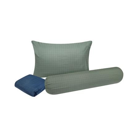 ชุดผ้าปูที่นอน 3.5 ฟุต 3 ชิ้น SLUMBERLAND STAMFORD สี BLUE/GREEN_1