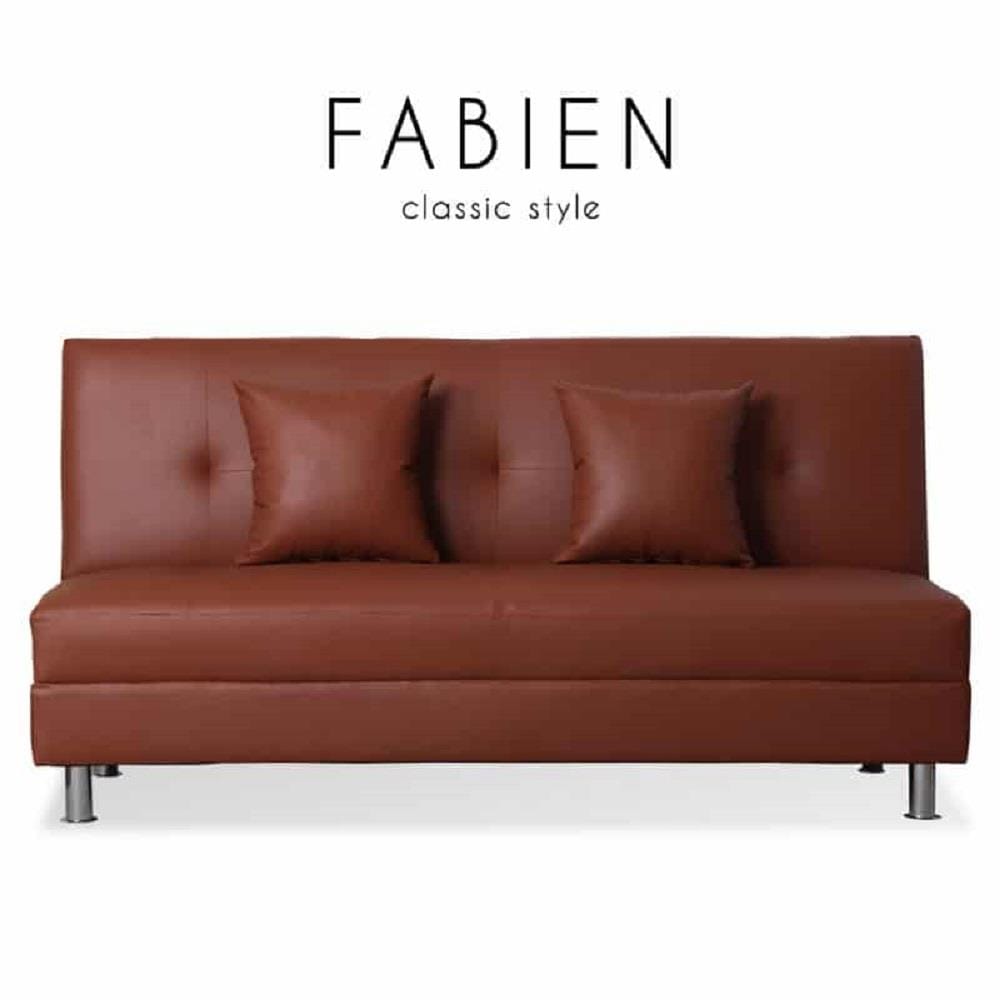 โซฟาเบด AS FURNITURE FABIEN PD สีน้ำตาลอ่อน