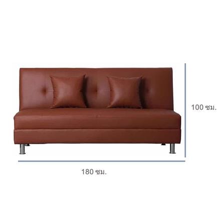 โซฟาเบด AS FURNITURE FABIEN PD สีน้ำตาลอ่อน_6