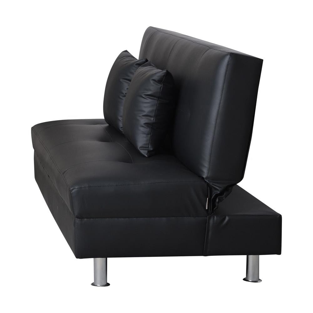 โซฟาเบด AS FURNITURE FABIEN PVC สีดำ