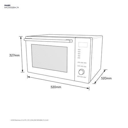 ไมโครเวฟ ELECTROLUX EMC30D22BM 30 ลิตร_14