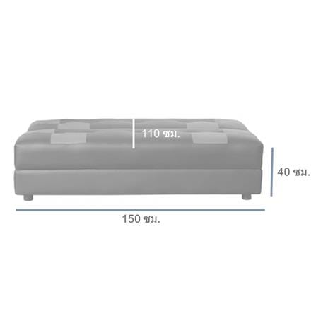 โซฟาเบด AS FURNITURE DENHAAG PD สีน้ำตาลอ่อน_7